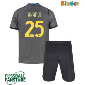 Inter Milan Manuel Akanji #25 Replik 3rd trikot Kinder 2026-27 Kurzarm (+ Kurze Hosen)